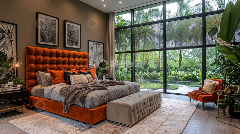 高清大图下载【趣麦麦图】豪华舒适卧室