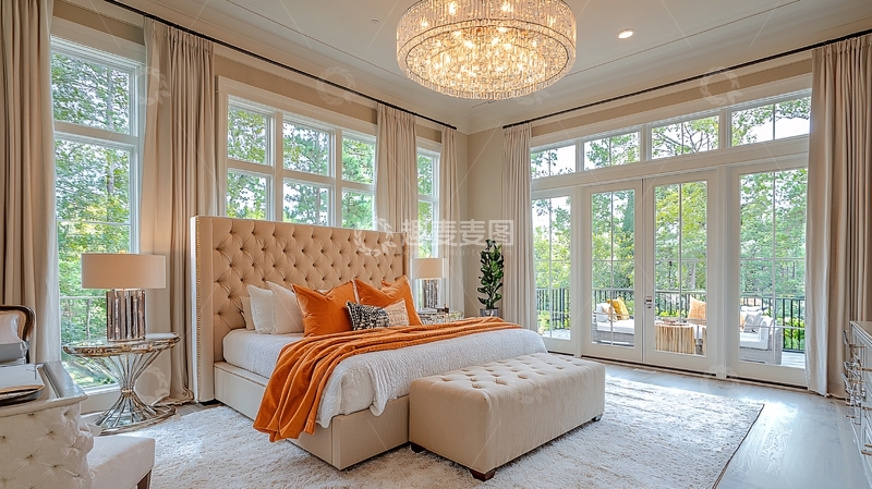 高清大图下载【趣麦麦图】奢华卧室设计4