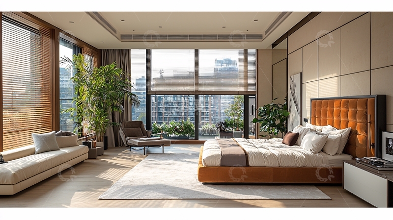 高清大图下载【趣麦麦图】现代简约风格卧室