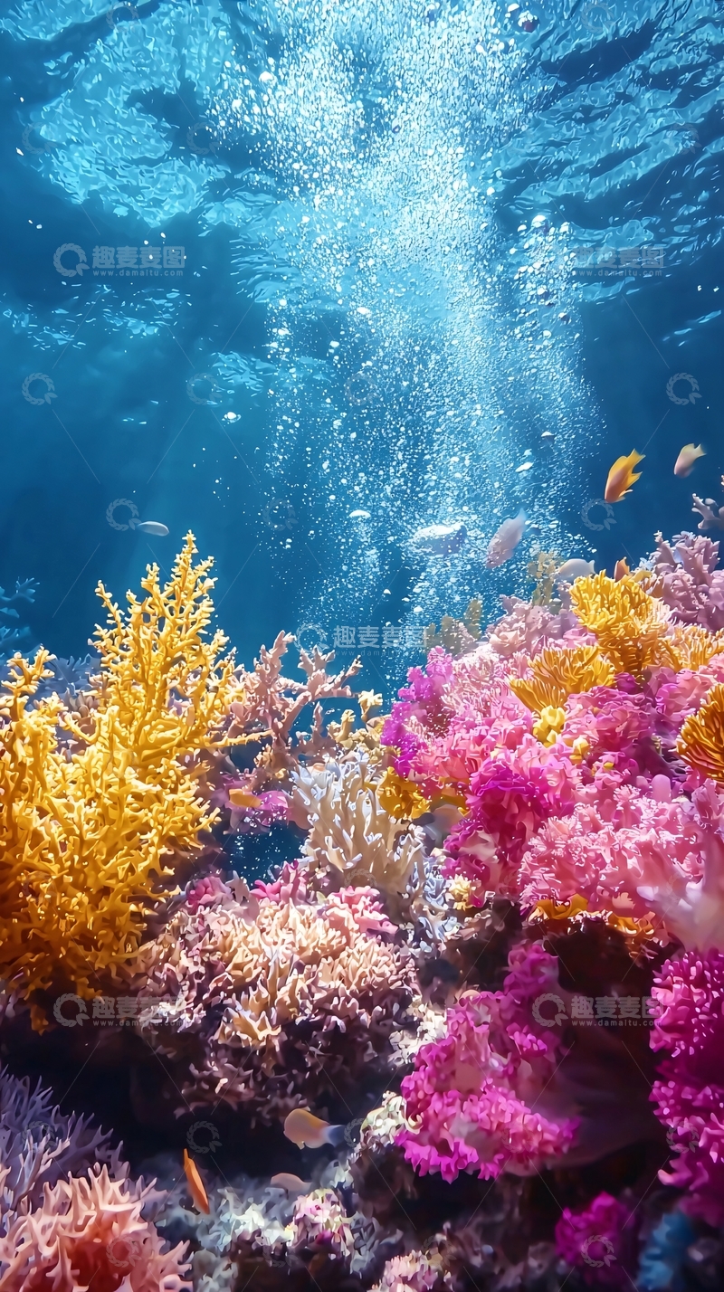 高清大图下载【趣麦麦图】海底珊瑚礁