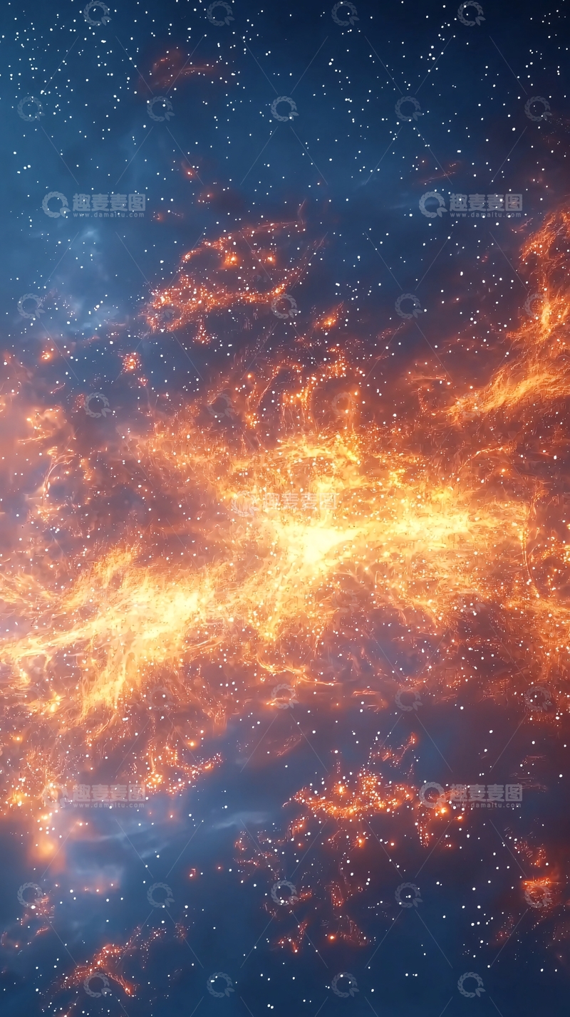 高清大图下载【趣麦麦图】宇宙火焰