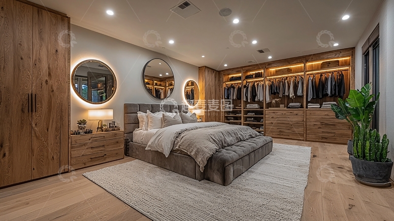 高清大图下载【趣麦麦图】卧室木质内饰