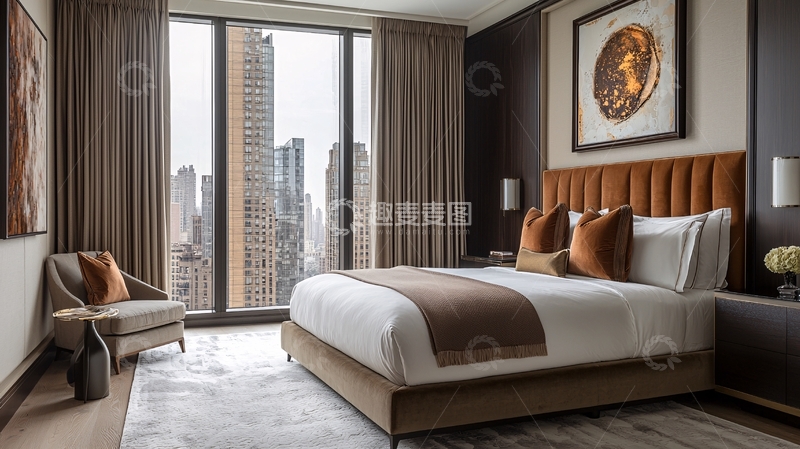 高清大图下载【趣麦麦图】城市景观卧室