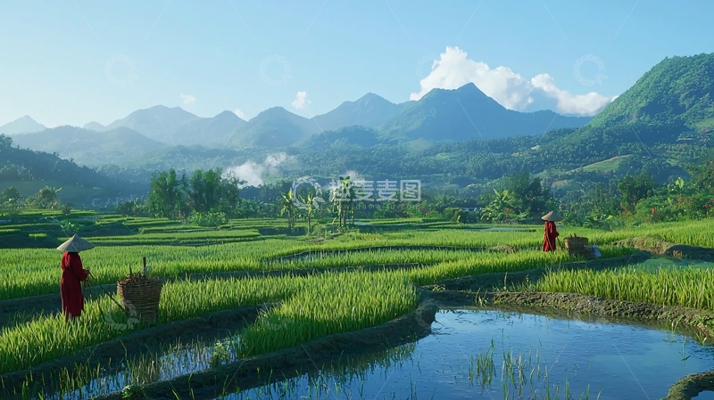 高清大图下载【趣麦麦图】梯田风光8