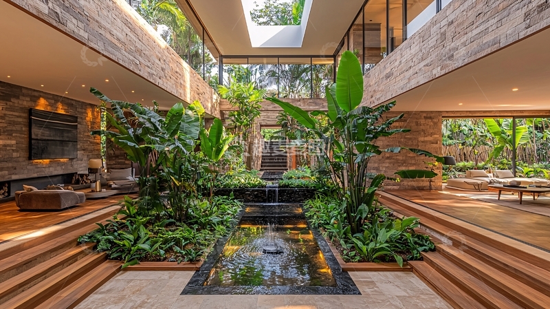 高清大图下载【趣麦麦图】现代风格庭院别墅