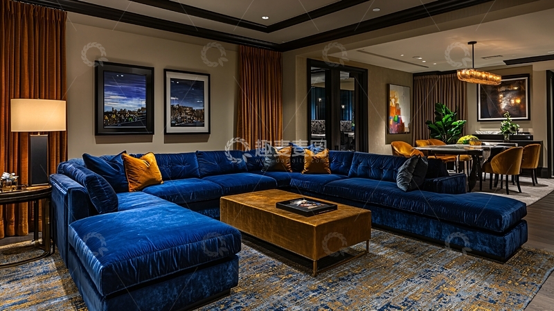 高清大图下载【趣麦麦图】豪华客厅