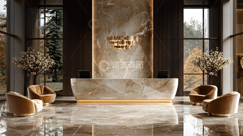 高清大图下载【趣麦麦图】豪华酒店大堂
