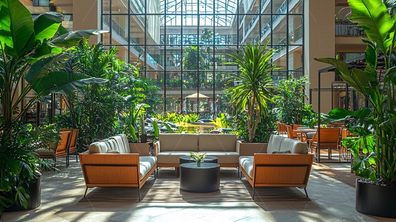 高清大图下载【趣麦麦图】室内花园