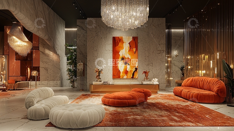 高清大图下载【趣麦麦图】现代奢华酒店大堂
