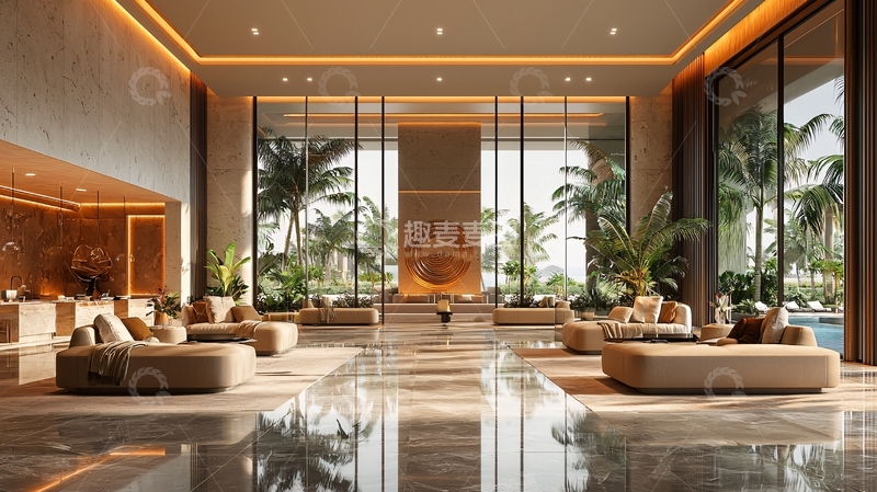 高清大图下载【趣麦麦图】豪华酒店大堂