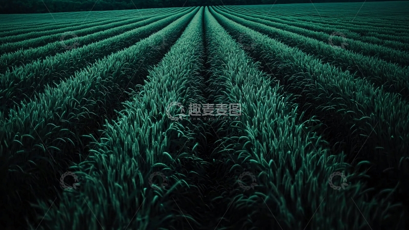 高清大图下载【趣麦麦图】绿色田野