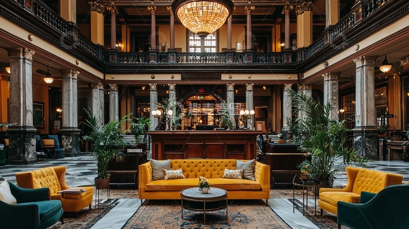 高清大图下载【趣麦麦图】豪华酒店大堂