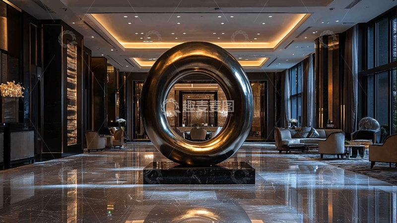 高清大图下载【趣麦麦图】现代豪华酒店大堂