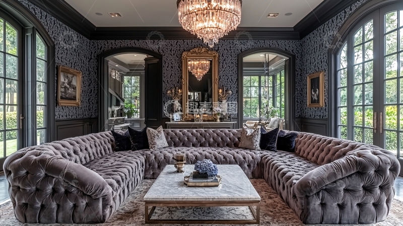 高清大图下载【趣麦麦图】豪华客厅