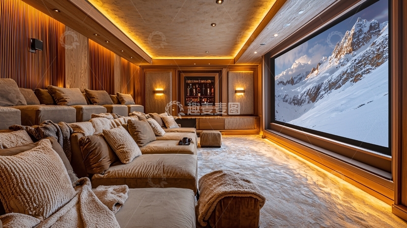 高清大图下载【趣麦麦图】豪华家庭影院