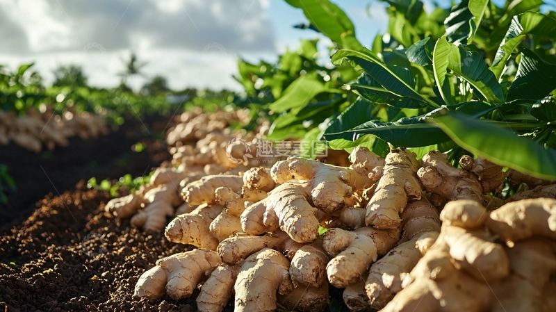 高清大图下载【趣麦麦图】生姜种植