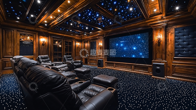高清大图下载【趣麦麦图】奢华家庭影院