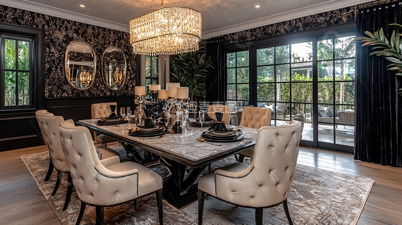 高清大图下载【趣麦麦图】豪华餐厅
