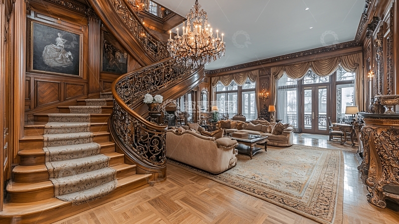 高清大图下载【趣麦麦图】欧式复古别墅豪宅