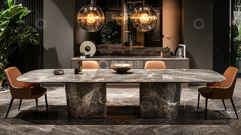 高清大图下载【趣麦麦图】现代简约餐厅