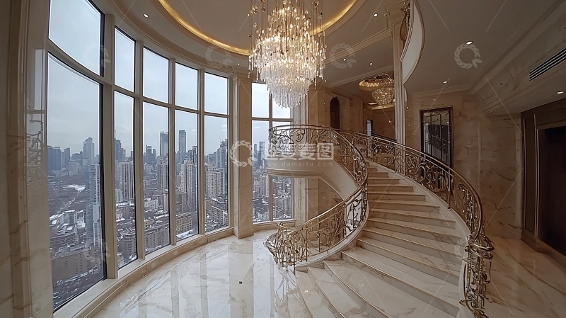 高清大图下载【趣麦麦图】高端豪宅楼梯