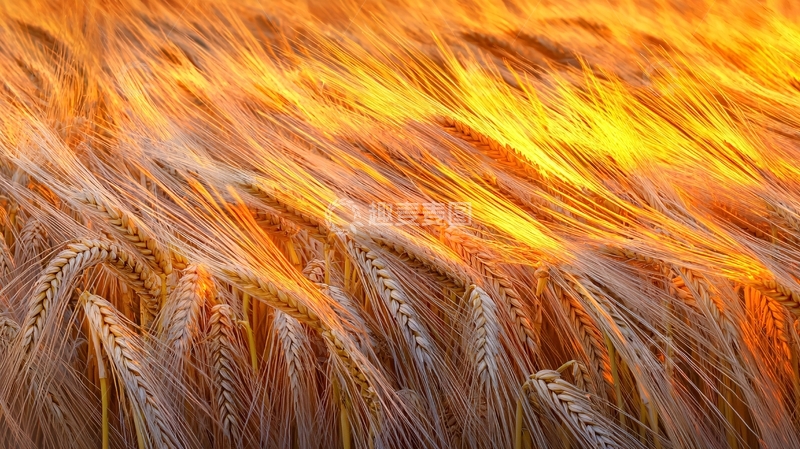 高清大图下载【趣麦麦图】金色麦田