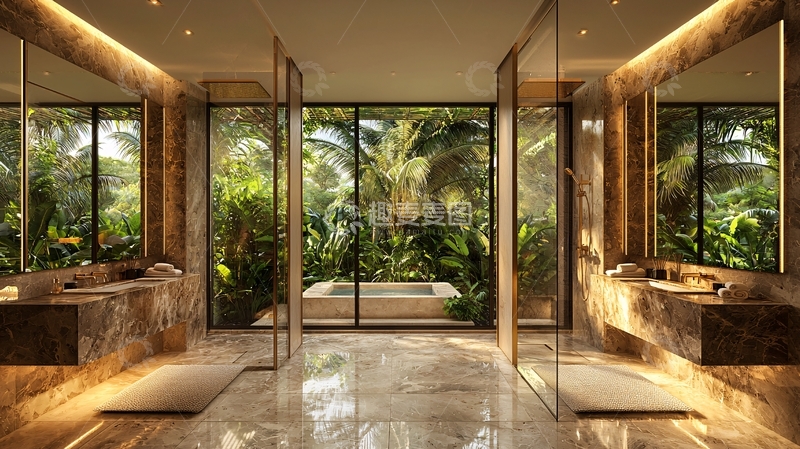 高清大图下载【趣麦麦图】奢华酒店浴室设计