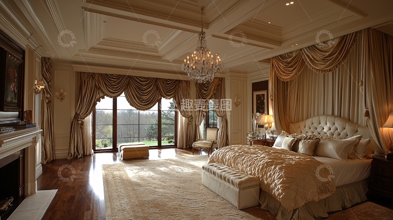 高清大图下载【趣麦麦图】欧式卧室