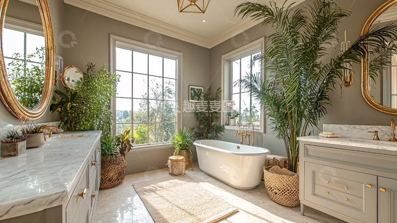 高清大图下载【趣麦麦图】采光极佳的浴室