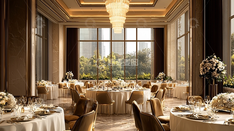 高清大图下载【趣麦麦图】优雅宴会厅