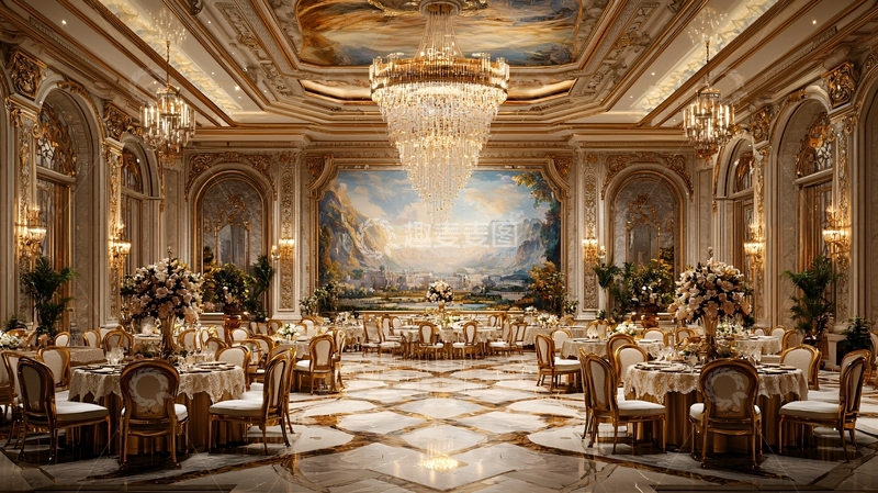 高清大图下载【趣麦麦图】豪华宴会厅