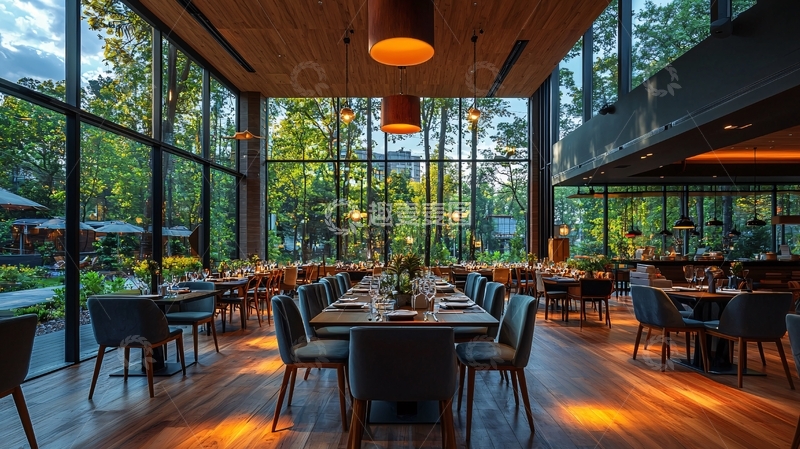 高清大图下载【趣麦麦图】森林餐厅