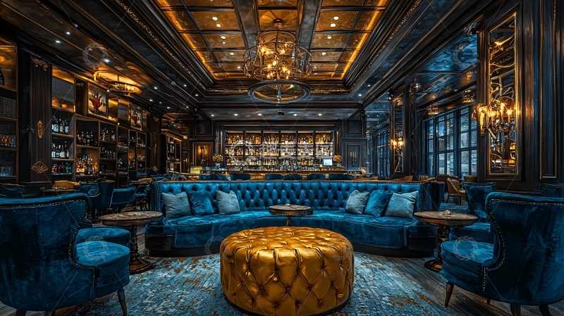 高清大图下载【趣麦麦图】豪华酒吧室内设计