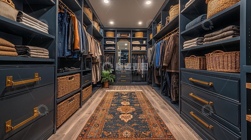 高清大图下载【趣麦麦图】高端大气步入式衣帽间