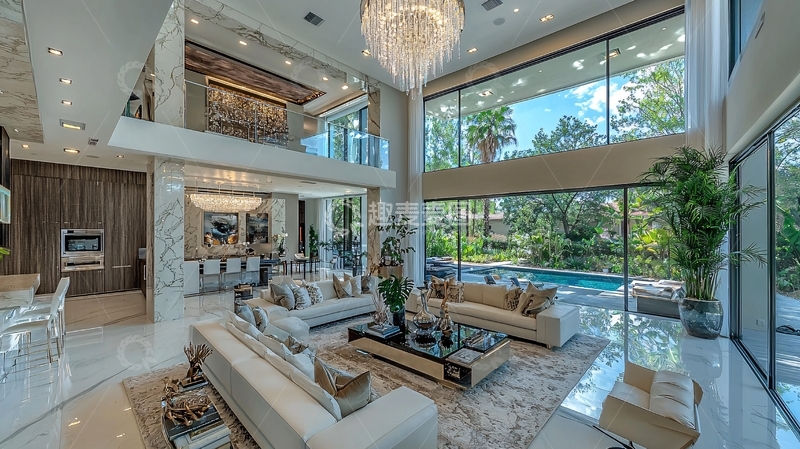 高清大图下载【趣麦麦图】豪华客厅