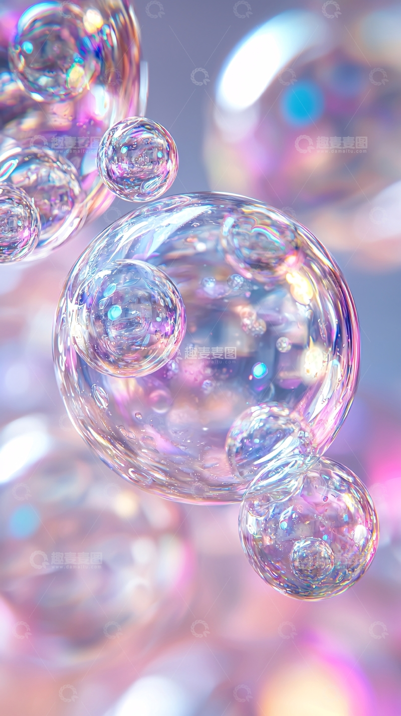 高清大图下载【趣麦麦图】梦幻泡泡