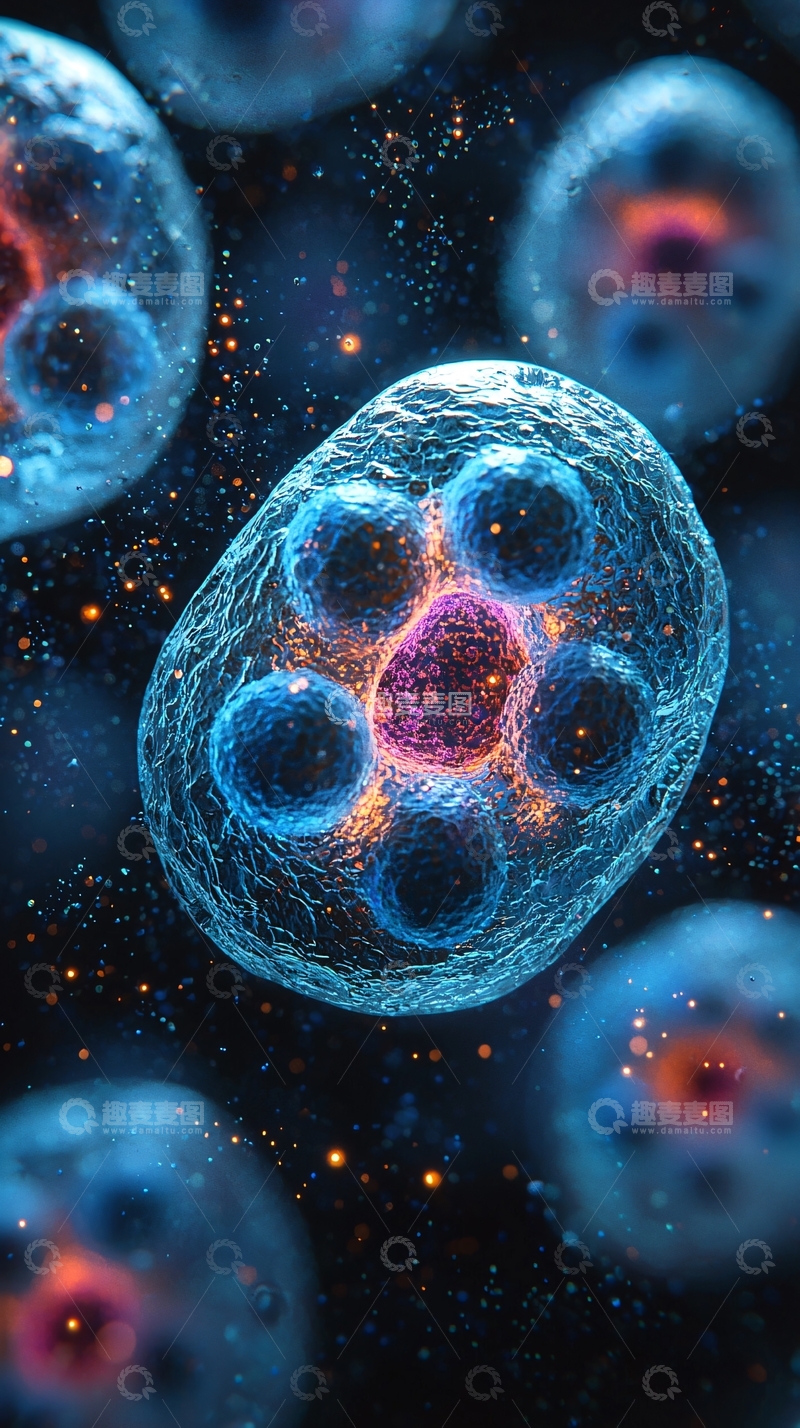 高清大图下载【趣麦麦图】细胞显微图像