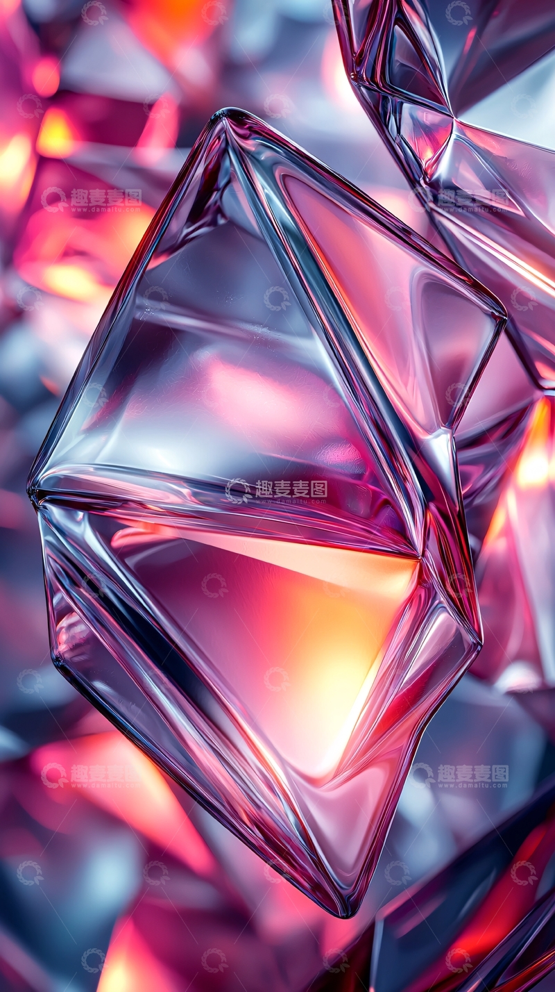 高清大图下载【趣麦麦图】晶莹剔透的多面体