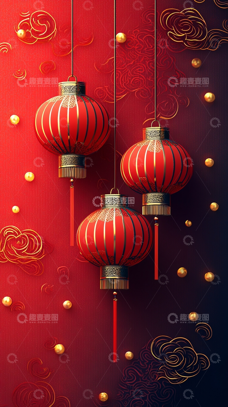 高清大图下载【趣麦麦图】红灯笼