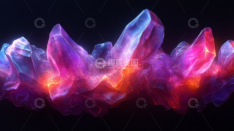 高清大图下载【趣麦麦图】梦幻晶体