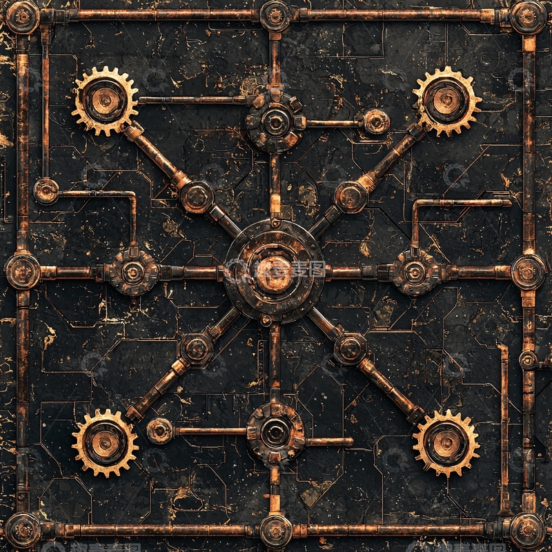 高清大图下载【趣麦麦图】复杂机械装置