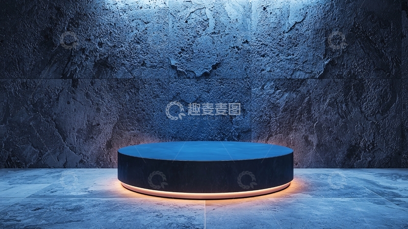 高清大图下载【趣麦麦图】圆形展台