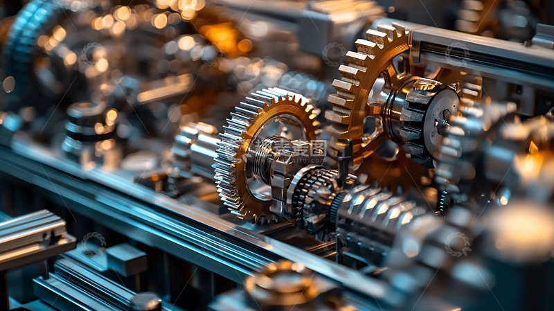 高清大图下载【趣麦麦图】精密机械齿轮