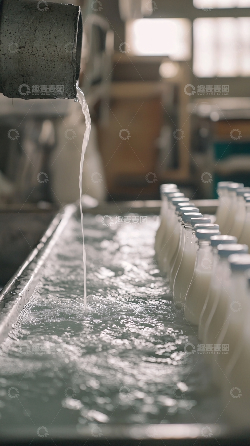 高清大图下载【趣麦麦图】液体灌装生产线