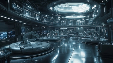 未来科技感实验室