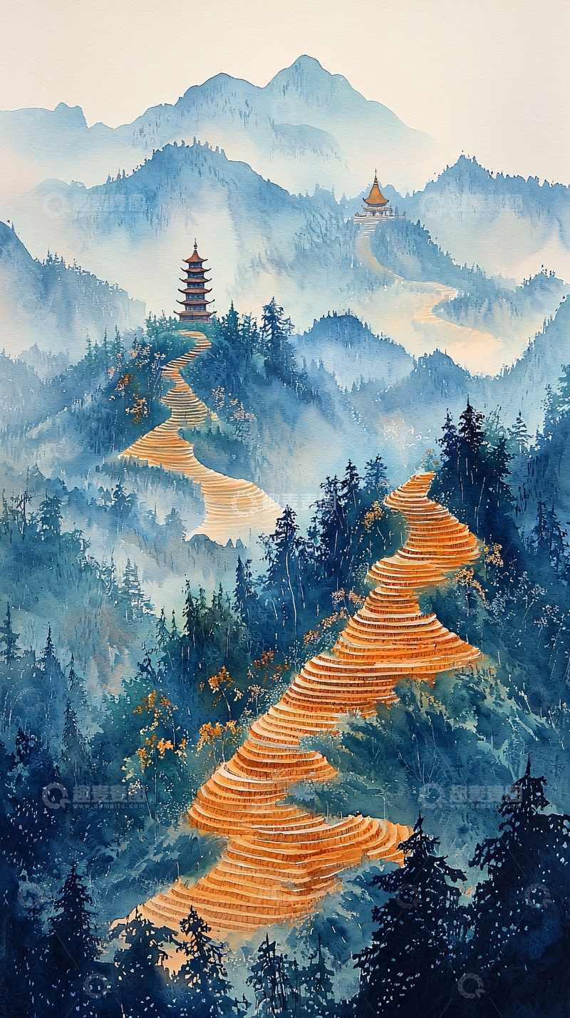 高清大图下载【趣麦麦图】水墨画