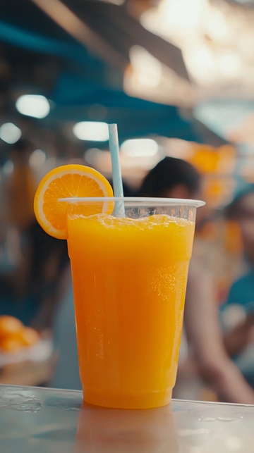 一杯橙汁