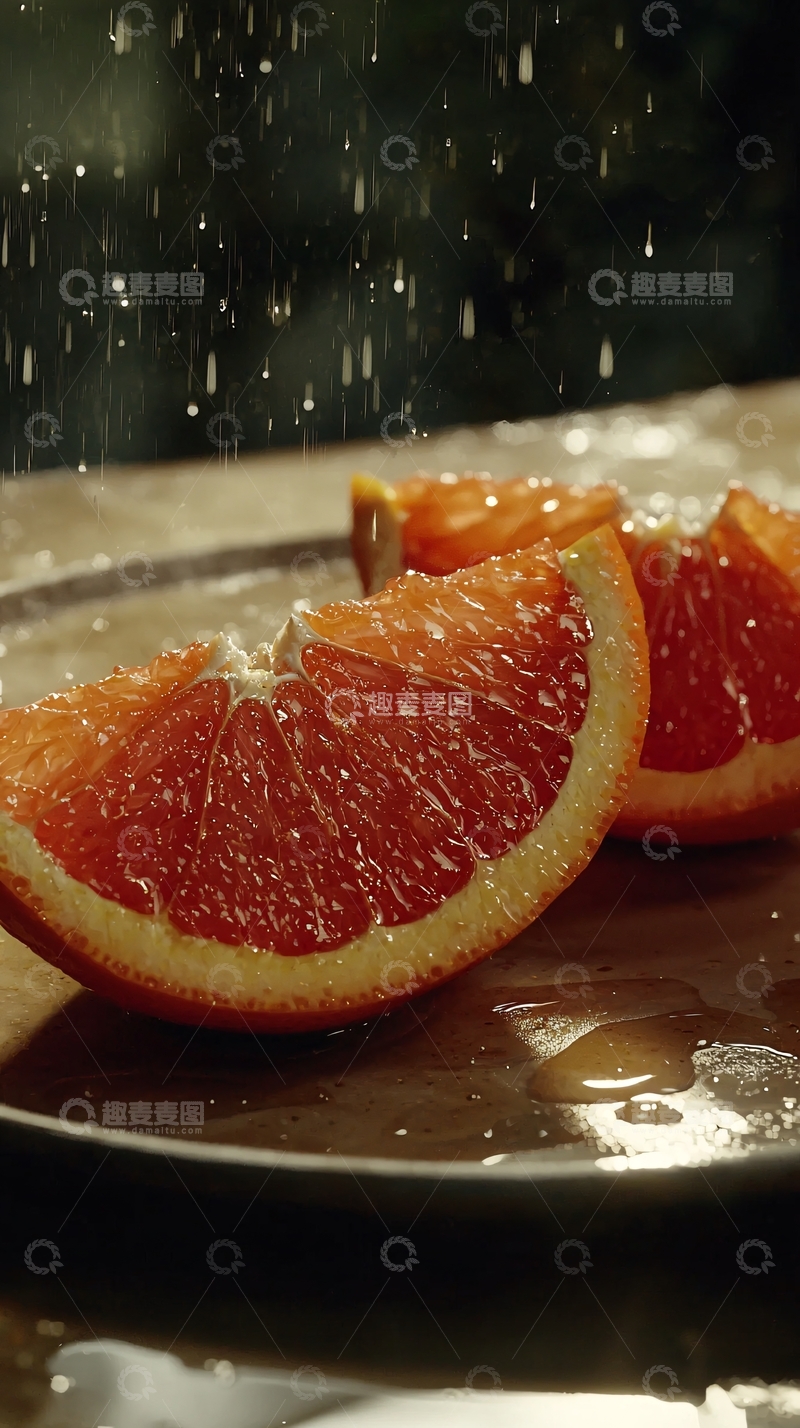 高清大图下载【趣麦麦图】橙子切片
