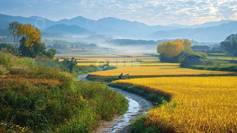 高清大图下载【趣麦麦图】秋日田园风光31