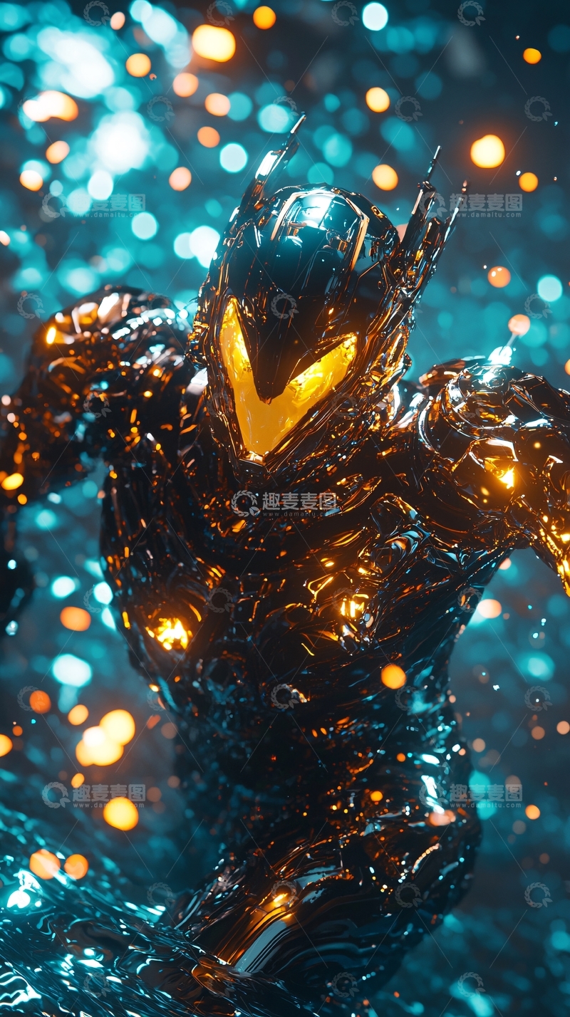 高清大图下载【趣麦麦图】未来战士